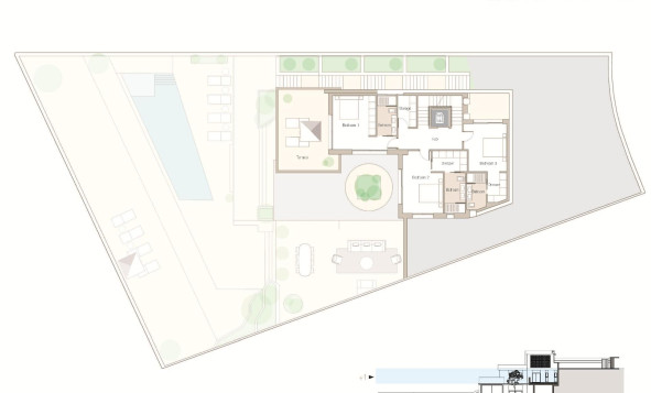Nieuwbouw woningen - 3. Halfvrijstaand huis - San Fulgencio - Costa Blanca Zuid