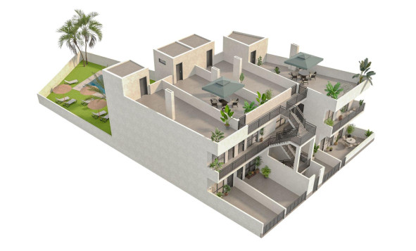 Nieuwbouw woningen - 1. Appartement / flat - Hondón de las Nieves - Costa Blanca Zuid