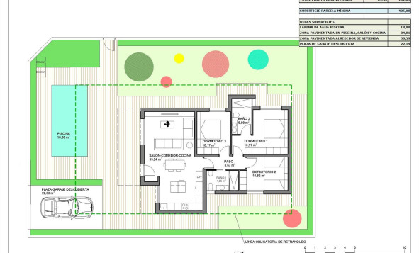 Obra nueva - 3. Casa pareada - Hondón de las Nieves - Costa Blanca Norte 