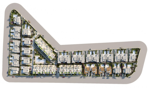 Nieuwbouw woningen - 3. Halfvrijstaand huis - Algorfa - Costa Blanca Zuid