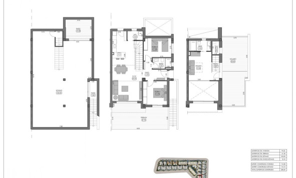 Nieuwbouw woningen - 3. Halfvrijstaand huis - Algorfa - Costa Blanca Zuid