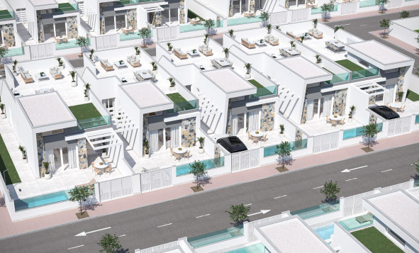 Nieuwbouw woningen - 3. Halfvrijstaand huis - Los Alcazares - Costa Calida