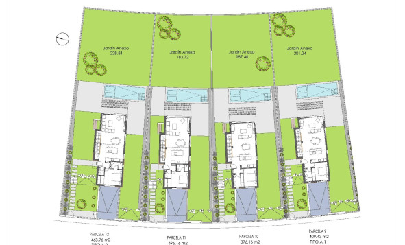 Nieuwbouw woningen - 3. Halfvrijstaand huis - Finestrat - Costa Blanca Noord