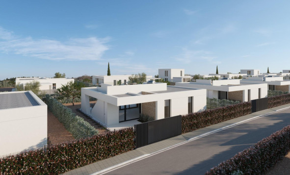 Nieuwbouw woningen - 3. Halfvrijstaand huis - Fuente Alamo de Murcia - Costa Calida
