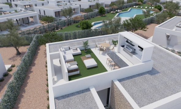 Nieuwbouw woningen - 3. Halfvrijstaand huis - Fuente Alamo de Murcia - Costa Calida