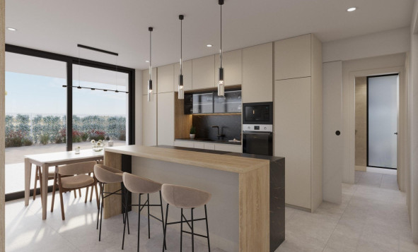 Nieuwbouw woningen - 3. Halfvrijstaand huis - Fuente Alamo de Murcia - Costa Calida