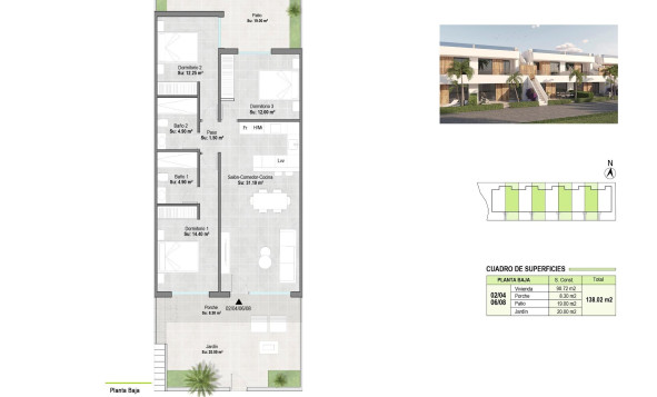 Nieuwbouw Woningen - Bungalow - Alhama De Murcia - Murcia