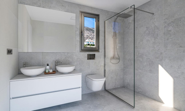 Nieuwbouw woningen - 3. Halfvrijstaand huis - Finestrat - Costa Blanca Noord