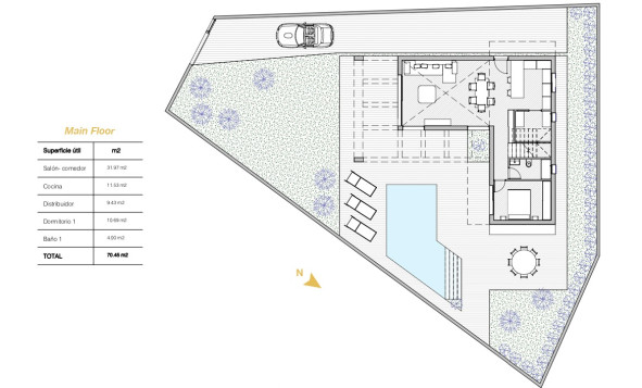 Herverkoop - 3. Halfvrijstaand huis - Ciudad Quesada - Costa Blanca Zuid