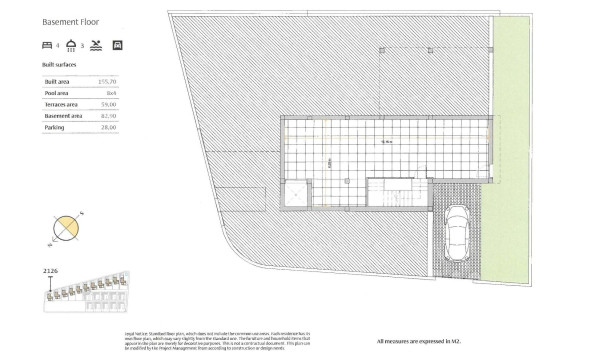 Nieuwbouw woningen - 3. Halfvrijstaand huis - Algorfa - Costa Blanca Zuid
