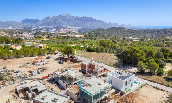 Nieuwbouw woningen - 3. Halfvrijstaand huis - Polop - Costa Blanca Zuid