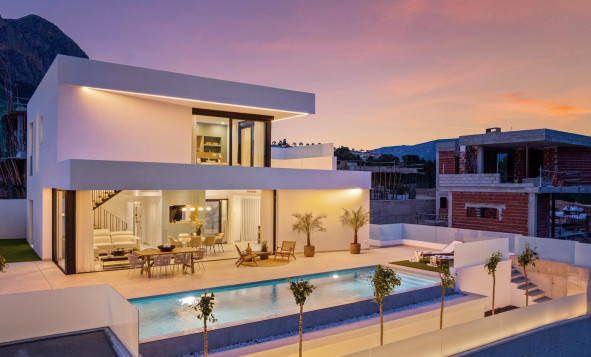 Nieuwbouw woningen - 3. Halfvrijstaand huis - Polop - Costa Blanca Zuid