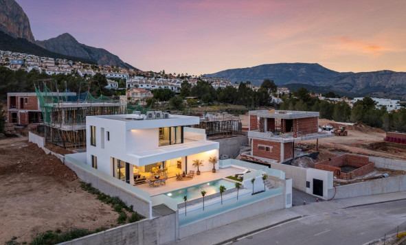 Nieuwbouw woningen - 3. Halfvrijstaand huis - Polop - Costa Blanca Zuid