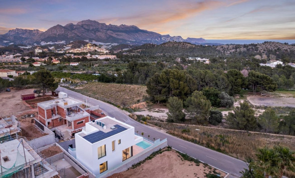 Nieuwbouw woningen - 3. Halfvrijstaand huis - Polop - Costa Blanca Zuid