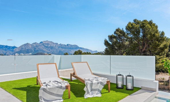 Nieuwbouw woningen - 3. Halfvrijstaand huis - Polop - Costa Blanca Zuid