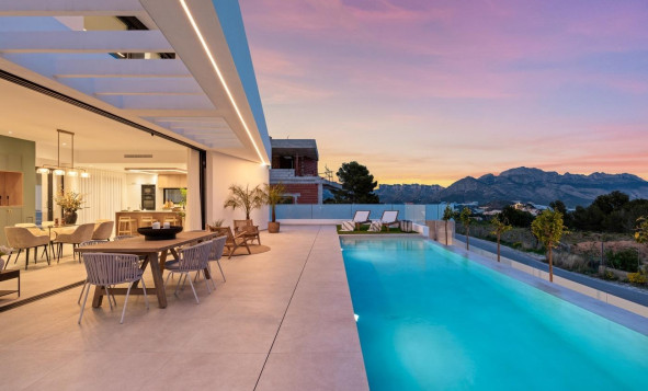 Nieuwbouw woningen - 3. Halfvrijstaand huis - Polop - Costa Blanca Zuid