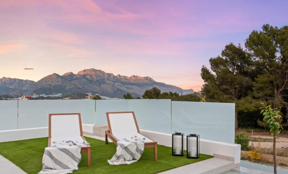 Nieuwbouw woningen - 3. Halfvrijstaand huis - Polop - Costa Blanca Zuid