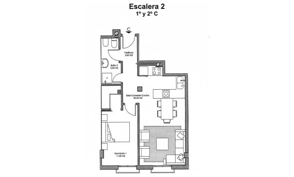 Nieuwbouw woningen - 1. Appartement / flat - Avileses - Costa Calida