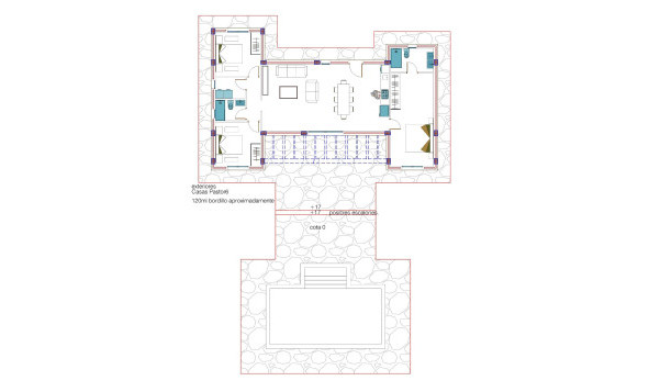 Nieuwbouw woningen - 3. Halfvrijstaand huis - Pinoso - Costa Blanca Noord