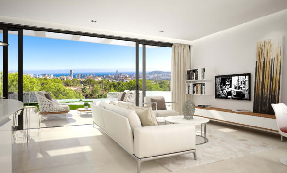 Nieuwbouw woningen - 3. Halfvrijstaand huis - Benidorm - Costa Blanca Noord