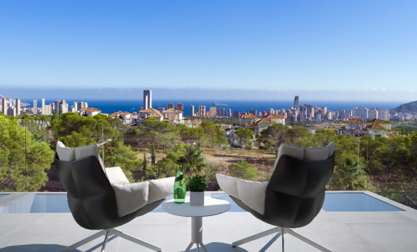 Nieuwbouw woningen - 3. Halfvrijstaand huis - Benidorm - Costa Blanca Noord