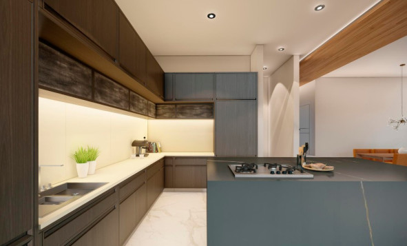 Nieuwbouw woningen - 3. Halfvrijstaand huis - Benidorm - Costa Blanca Noord