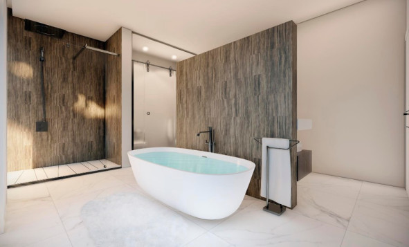 Nieuwbouw woningen - 3. Halfvrijstaand huis - Benidorm - Costa Blanca Noord