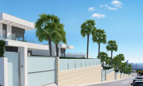 Nieuwbouw woningen - 3. Halfvrijstaand huis - Benidorm - Costa Blanca Noord