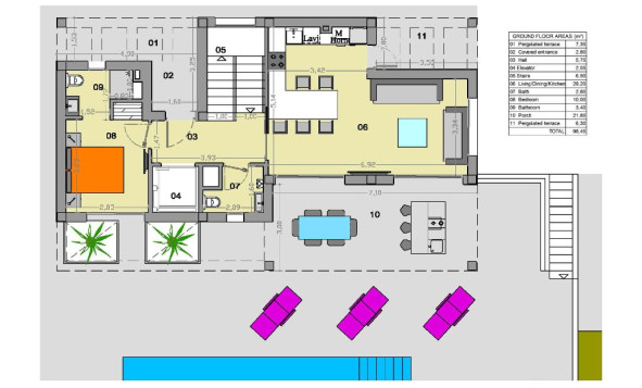 Nieuwbouw woningen - 3. Halfvrijstaand huis - Ciudad Quesada - Costa Blanca Zuid