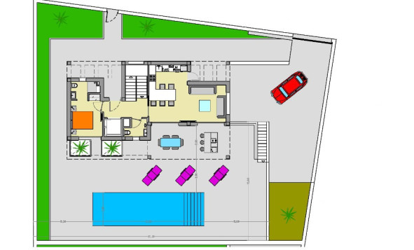 Nieuwbouw woningen - 3. Halfvrijstaand huis - Ciudad Quesada - Costa Blanca Zuid