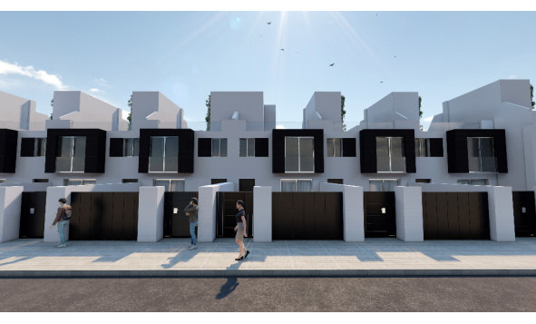 Nieuwbouw woningen - 2. Town house / tussenwoning - Santiago de Ribera - Costa Calida