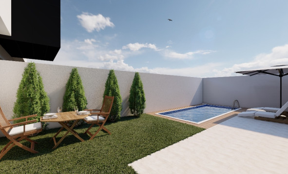 Nieuwbouw woningen - 2. Town house / tussenwoning - Santiago de Ribera - Costa Calida