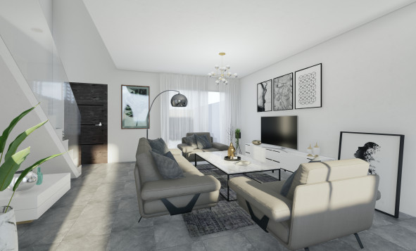 Nieuwbouw woningen - 2. Town house / tussenwoning - Santiago de Ribera - Costa Calida