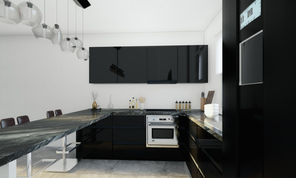 Nieuwbouw woningen - 2. Town house / tussenwoning - Santiago de Ribera - Costa Calida