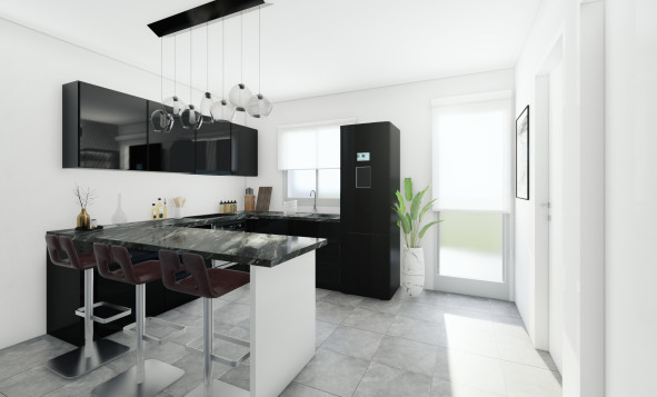 Nieuwbouw woningen - 2. Town house / tussenwoning - Santiago de Ribera - Costa Calida