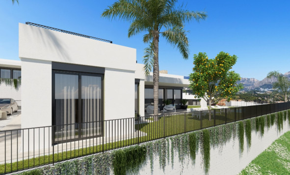 Nieuwbouw woningen - 3. Halfvrijstaand huis - Polop - Costa Blanca Noord