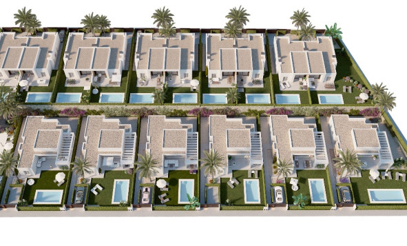 Nieuwbouw woningen - 3. Halfvrijstaand huis - Algorfa - Costa Blanca Zuid