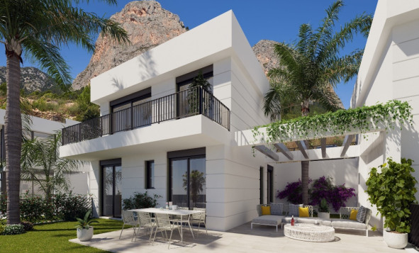 Nieuwbouw woningen - 3. Halfvrijstaand huis - Polop - Costa Blanca Noord