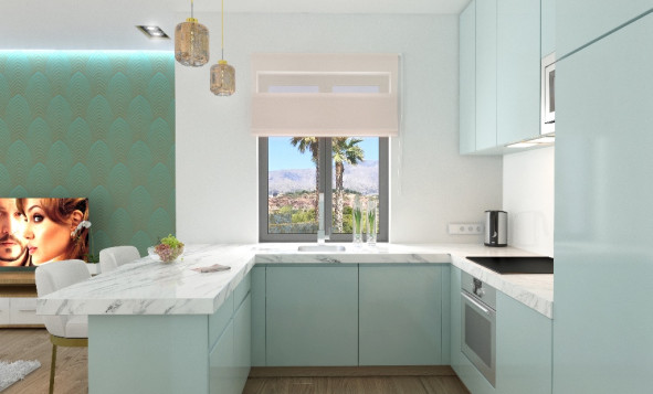 Nieuwbouw woningen - 3. Halfvrijstaand huis - Benidorm - Costa Blanca Noord