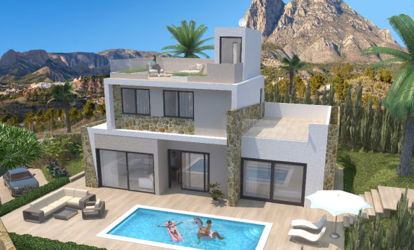 Nieuwbouw woningen - 3. Halfvrijstaand huis - Benidorm - Costa Blanca Noord