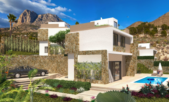 Nieuwbouw woningen - 3. Halfvrijstaand huis - Benidorm - Costa Blanca Noord