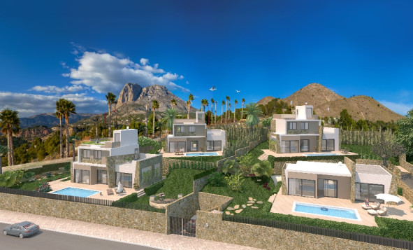 Nieuwbouw woningen - 3. Halfvrijstaand huis - Benidorm - Costa Blanca Noord