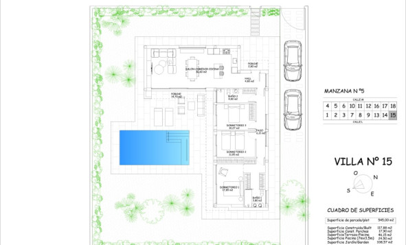 Nieuwbouw woningen - 3. Halfvrijstaand huis - Mar Menor - Costa Calida
