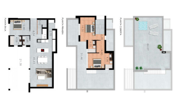 Nieuwbouw woningen - 3. Halfvrijstaand huis - Ciudad Quesada - Costa Blanca Zuid