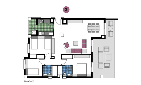 New build - 1. Apartment / flat - Mil Palmeras - Costa Blanca South