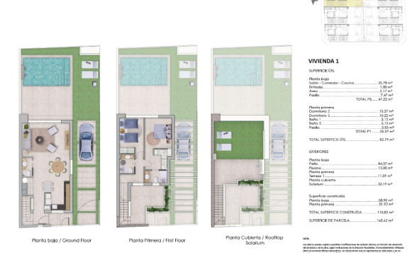 Nieuwbouw woningen - 3. Halfvrijstaand huis - Pilar de la Horadada - Costa Blanca Zuid
