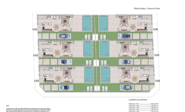 Nieuwbouw woningen - 3. Halfvrijstaand huis - Pilar de la Horadada - Costa Blanca Zuid