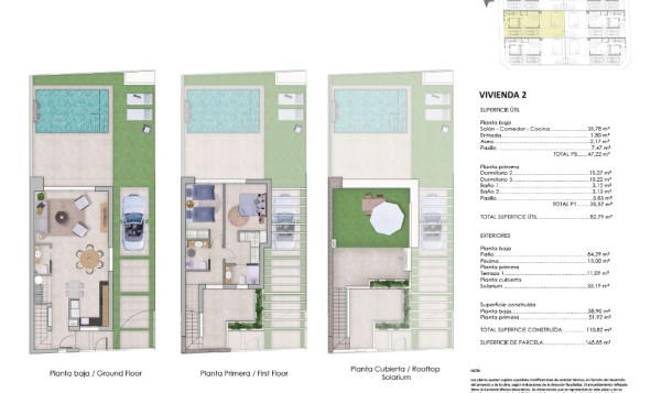 Nieuwbouw woningen - 3. Halfvrijstaand huis - Pilar de la Horadada - Costa Blanca Zuid