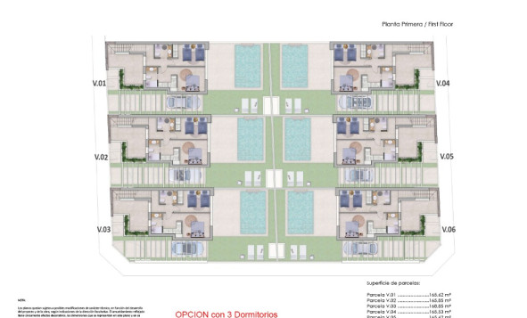 Nieuwbouw woningen - 3. Halfvrijstaand huis - Pilar de la Horadada - Costa Blanca Zuid