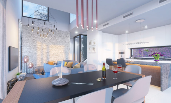 Nieuwbouw woningen - 3. Halfvrijstaand huis - Lomas de Don Juan - Costa Blanca Zuid